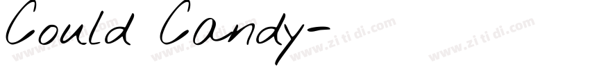 Could Candy字体转换